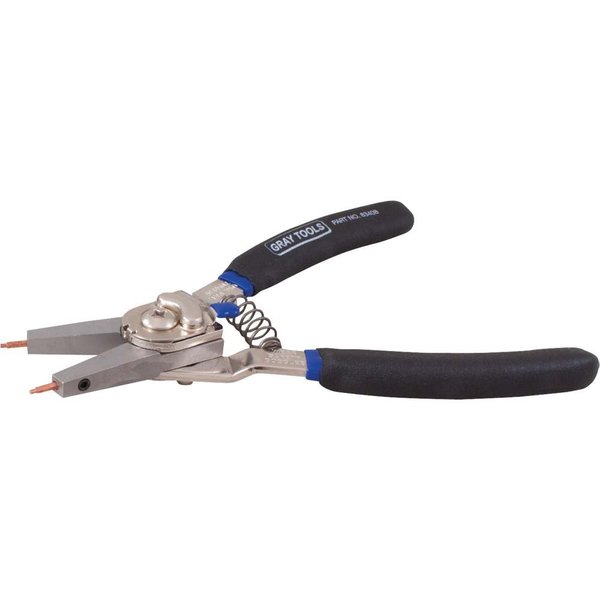 Gray Tools Internal/external Snap Ring Plier, 8" Long, Up To 2" Shaft Diameter 83408